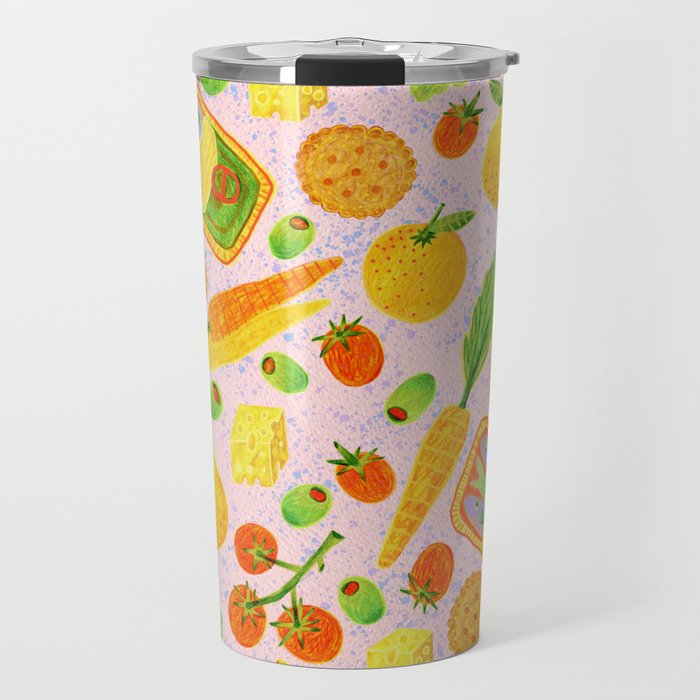 Kitchen Snacks & Apps in Berry Pink Travel Mug Gallery Image 1