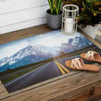 Mountain Road - Grand Tetons Nature Landscape Photography Outdoor Rug Gallery Image 2