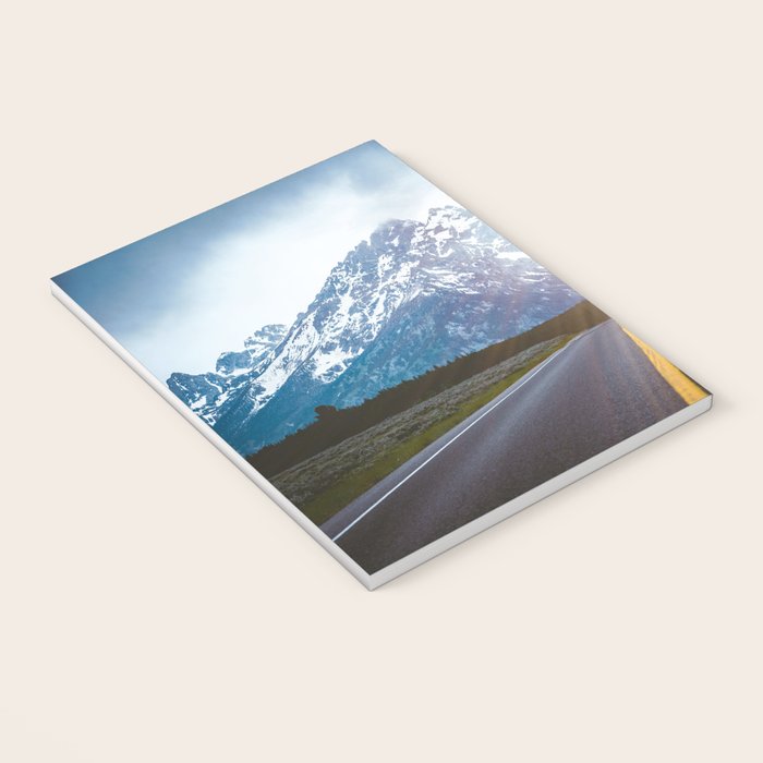 Mountain Road - Grand Tetons Nature Landscape Photography Notebook Gallery Image 3