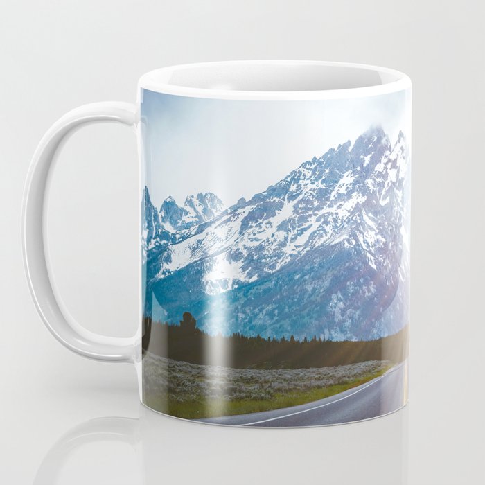 Mountain Road - Grand Tetons Nature Landscape Photography Coffee Mug Gallery Image 3