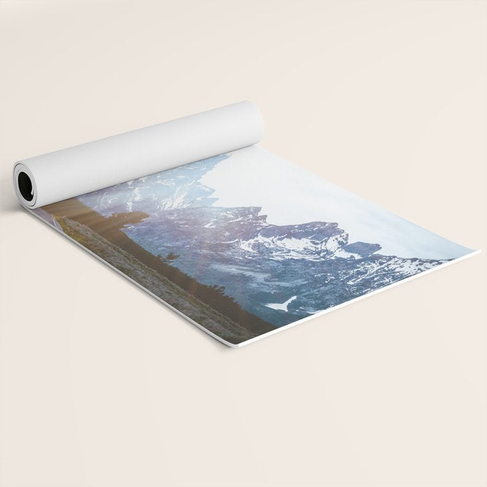 Mountain Road - Grand Tetons Nature Landscape Photography Yoga Mat Gallery Image 2