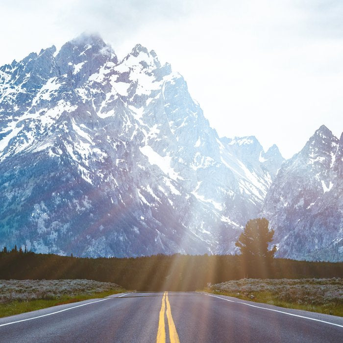 Mountain Road - Grand Tetons Nature Landscape Photography Coffee Mug Gallery Image 2