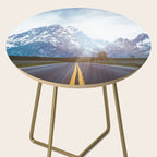 Mountain Road - Grand Tetons Nature Landscape Photography Side Table Gallery Image 2