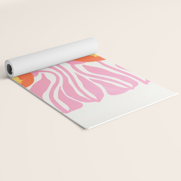 Coral Cosmos: Les Fleurs | Flower Market 05 | Spring Summer 23 Yoga Mat Gallery Image 2
