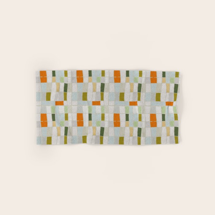 Annecy Geometric Bath Towel Gallery Image 1