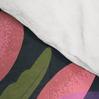 Luna Moth and Bougainvillea Botanical Pattern Comforter Gallery Image 4