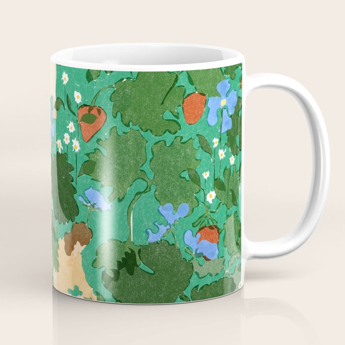 Picking up strawberries Coffee Mug Gallery Image 1