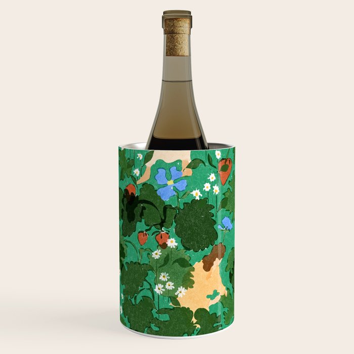 Picking up strawberries Wine Chiller Gallery Image 1