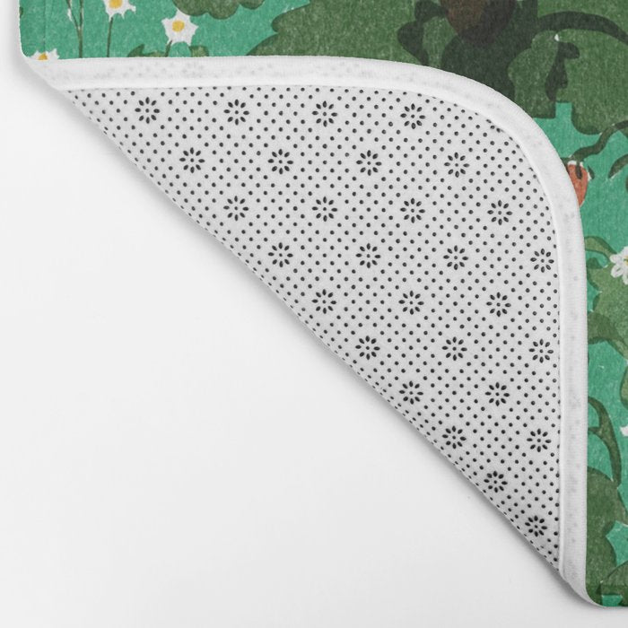 Picking up strawberries Bath Mat Gallery Image 2