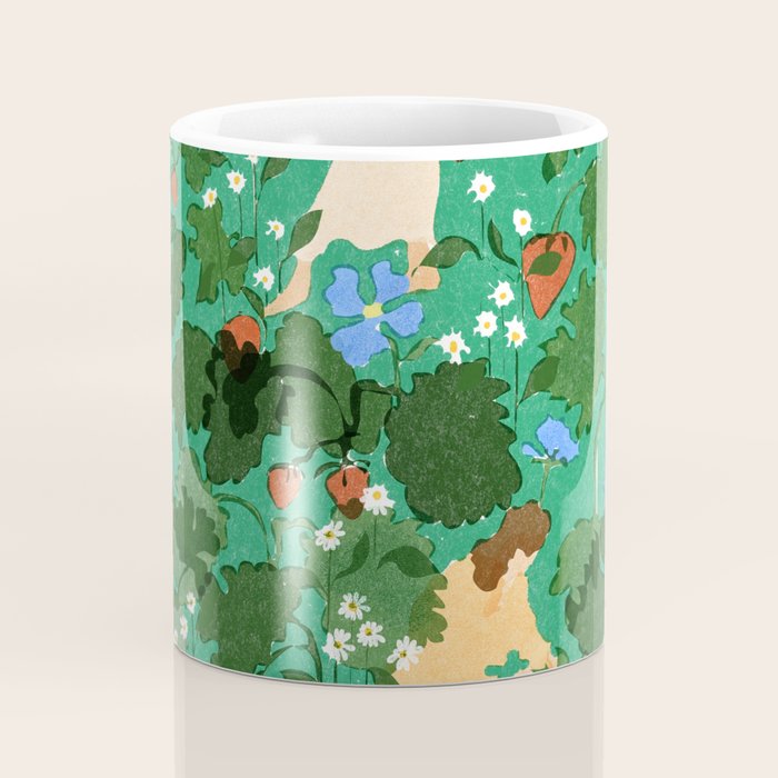 Picking up strawberries Coffee Mug Gallery Image 4