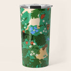 Picking up strawberries Travel Mug Gallery Image 1