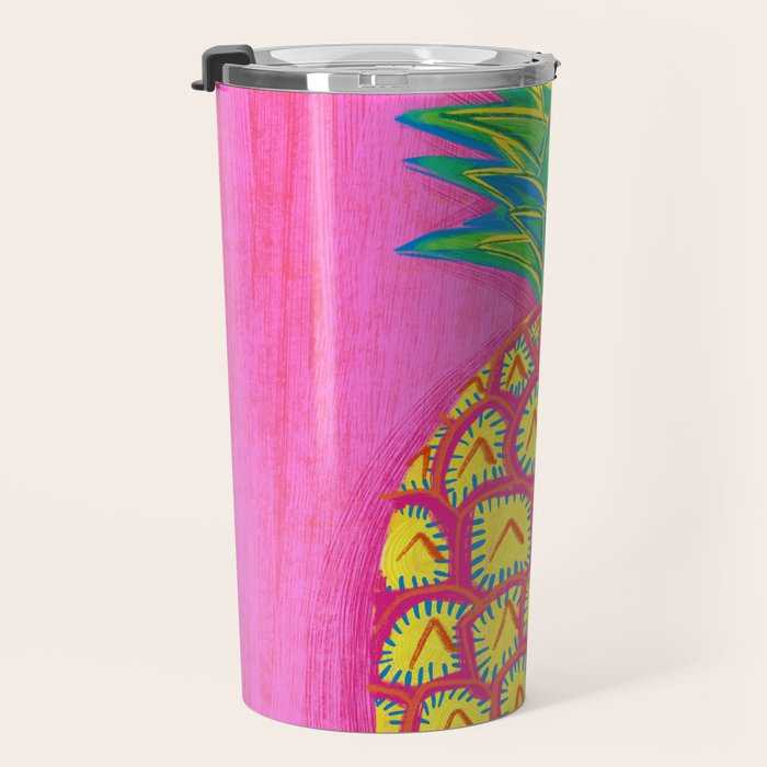 Tropical Pineapple Travel Mug Gallery Image 3