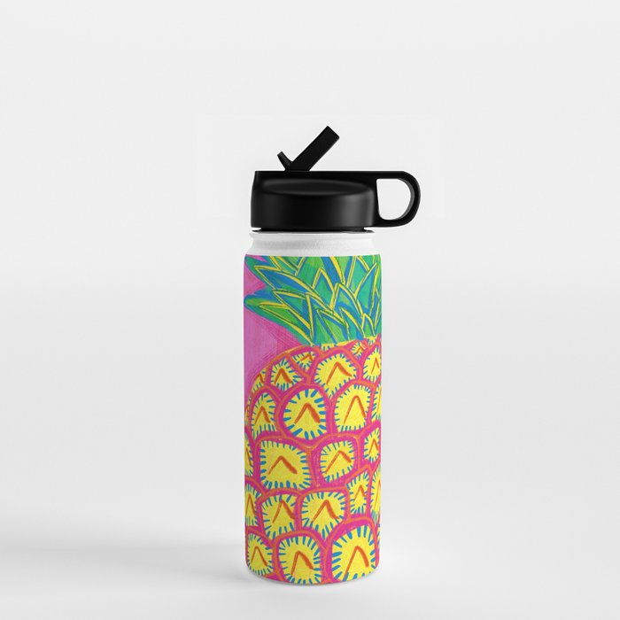 Tropical Pineapple Water Bottle Gallery Image 1