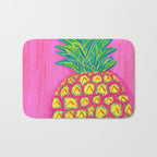 Tropical Pineapple Bath Mat Gallery Image 1