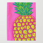 Tropical Pineapple Poster Gallery Image 4