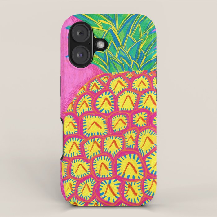 Tropical Pineapple iPhone Case Gallery Image 1