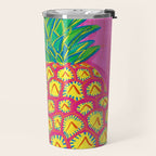 Tropical Pineapple Travel Mug Gallery Image 2