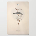 Bird Divinations: Toupet Tit (about: almanacofbirds.org) Cutting Board Gallery Image 1
