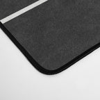 Mid-Century Modern Pattern No.3 - Black and White Desk Mat Gallery Image 4