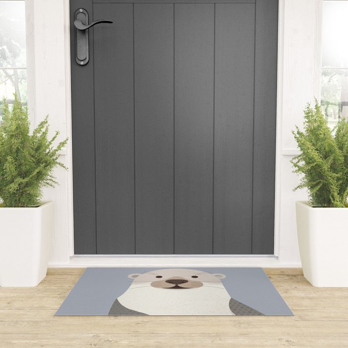 Whimsy Otter Welcome Mat Gallery Image 3