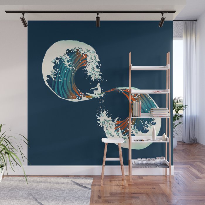The Wave is forever Wall Mural Gallery Image 1