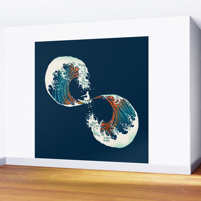 The Wave is forever Wall Mural Gallery Image 2