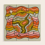 Taurus Planet Wood Wall Art Gallery Image 1