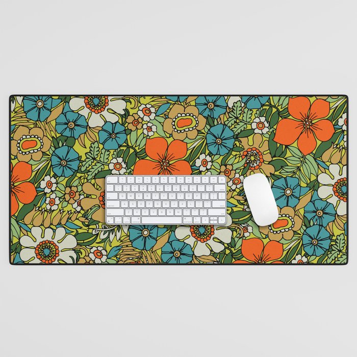 70s Plate Desk Mat Gallery Image 1