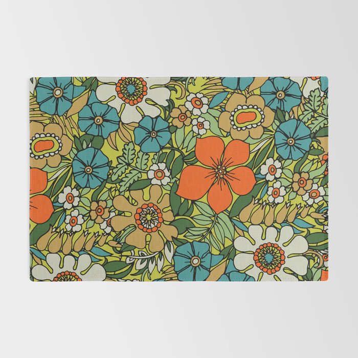 70s Plate Rug Gallery Image 2