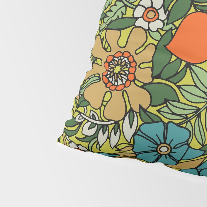 70s Plate Pillow Sham Gallery Image 4