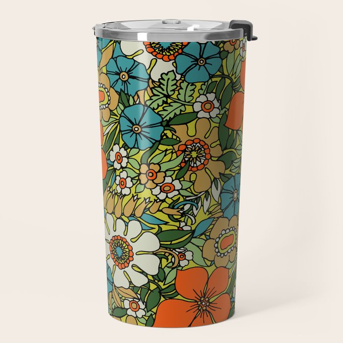 70s Plate Travel Mug Gallery Image 2