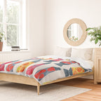 Retro Vibes - Warm Palette Duvet Cover Gallery Image 2