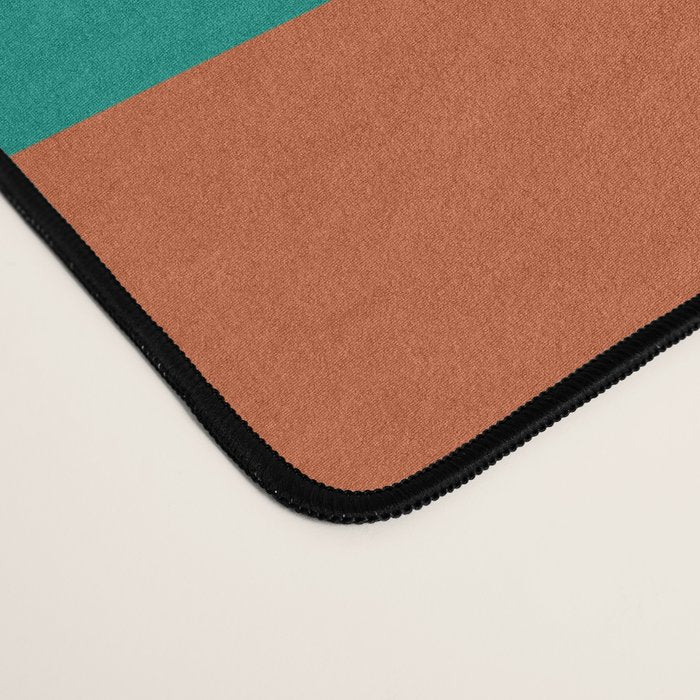 Mid Century Modern Abstract Retro Groove Pattern Desk Mat Gallery Image 4
