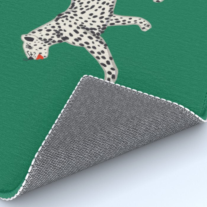 White leopard with red lips Rug Gallery Image 4