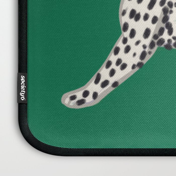 White leopard with red lips Laptop Sleeve Gallery Image 3