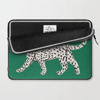 White leopard with red lips Laptop Sleeve Gallery Image 2