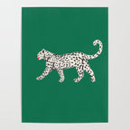 White leopard with red lips Poster Gallery Image 4