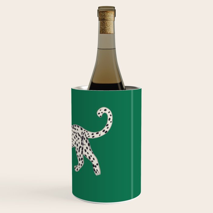 White leopard with red lips Wine Chiller Gallery Image 3
