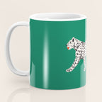 White leopard with red lips Coffee Mug Gallery Image 3