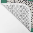 White leopard with red lips Bath Mat Gallery Image 2