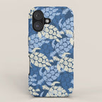 Honu Sea Turtle Hawaiian Tapa  iPhone Case Gallery Image 1