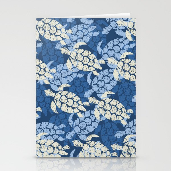 Honu Sea Turtle Hawaiian Tapa  Stationery Card Gallery Image 2