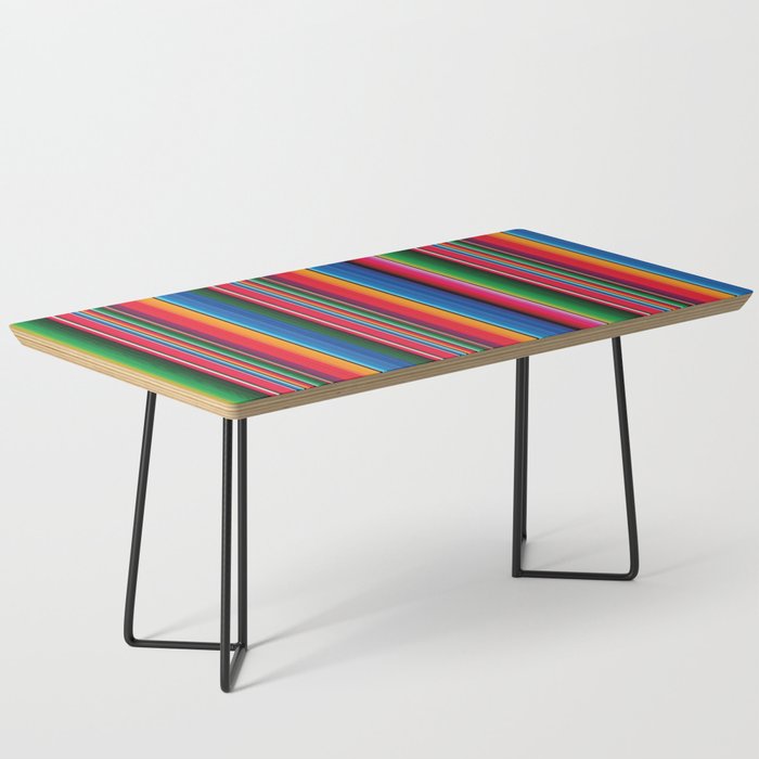 Serape Saltillo Red Coffee Table Gallery Image 1