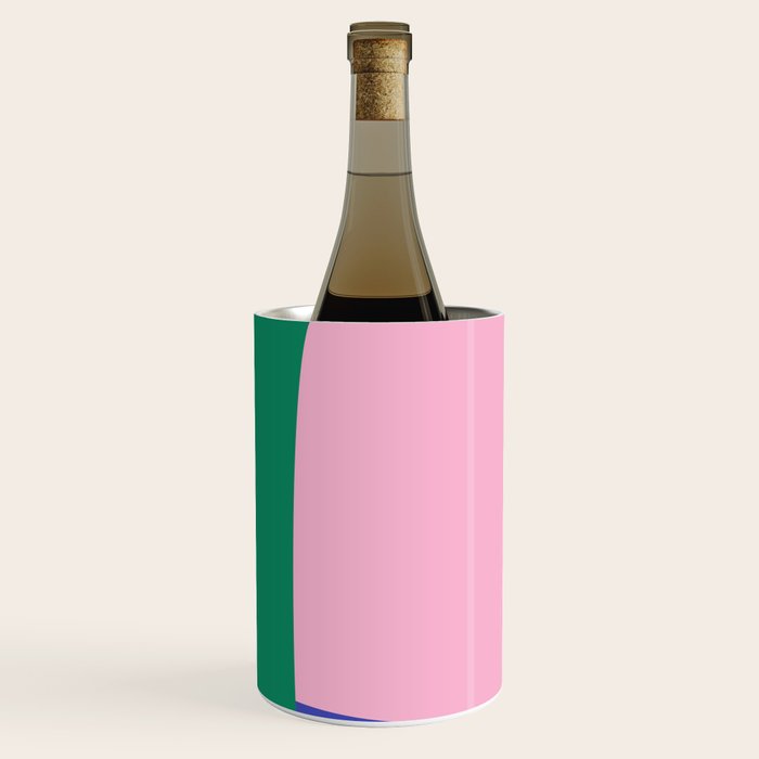 Abstract Modern Colorblock Wine Chiller Gallery Image 2