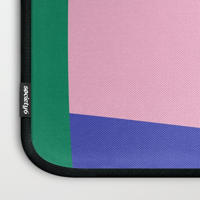 Abstract Modern Colorblock Laptop Sleeve Gallery Image 3