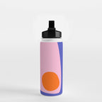 Abstract Modern Colorblock Water Bottle Gallery Image 2