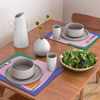 Abstract Modern Colorblock Placemat Gallery Image 2