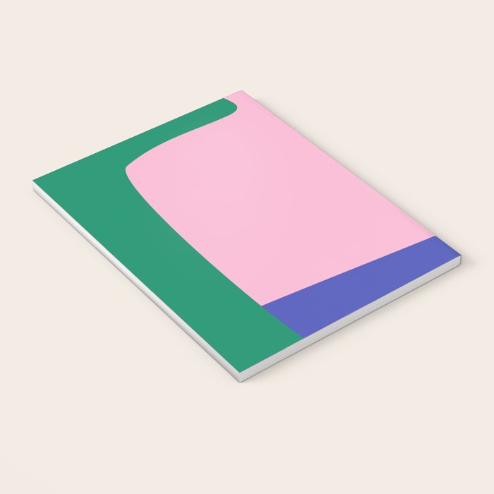 Abstract Modern Colorblock Notebook Gallery Image 3