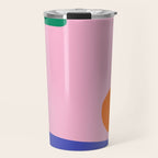 Abstract Modern Colorblock Travel Mug Gallery Image 1