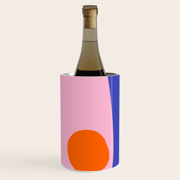 Abstract Modern Colorblock Wine Chiller Gallery Image 3